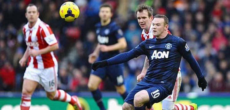 مانشستر يونايتد، روني، ستوك سيتي